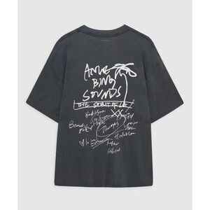 Anine Bing Black Graphic Tee